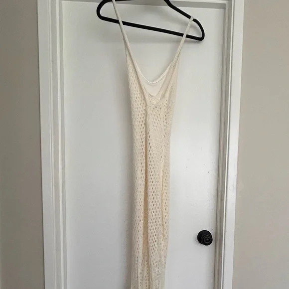 VENUS White Crochet tank Maxi Dress - Picture 8 of 9